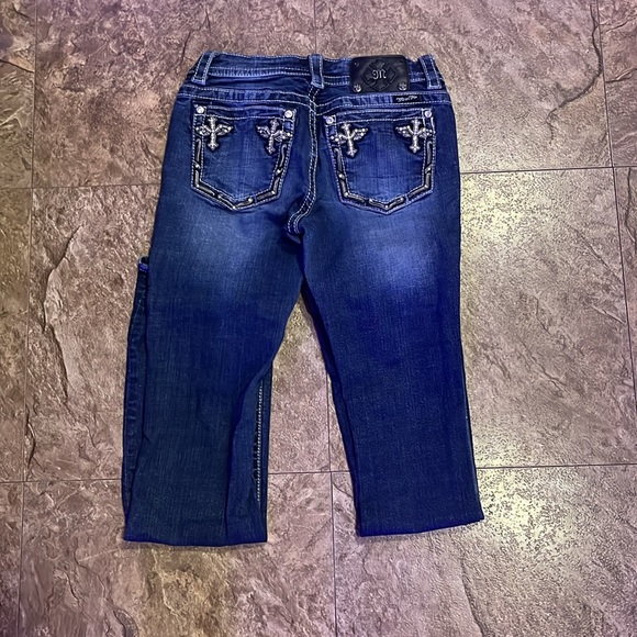 Miss Me blue jeans they are for a teen girl. They are also low waisted! - Picture 3 of 3
